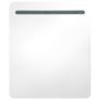 LED Bathroom Mirror Cabinet 68x9x80 cm Image 4