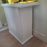 New in box Ferplast Dubai 80 Aquarium Stand, 81 x 36 x 73 cm, White Image 2