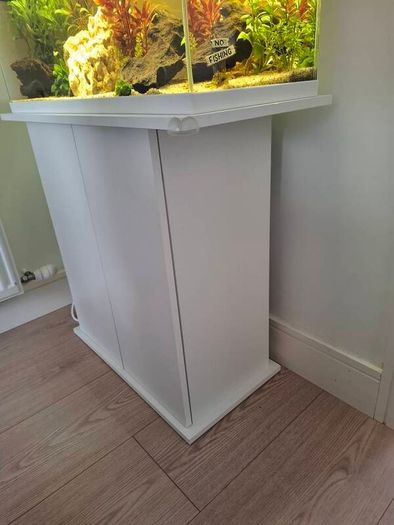 New in box Ferplast Dubai 80 Aquarium Stand, 81 x 36 x 73 cm, White