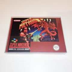 30% OFF SALE! Super Metroid Snes Repro Cartridge - Box Art - Box Protector All New Mint Reproduction - Very Limited Stock!