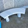Cast cement table & 3 seats Image 2