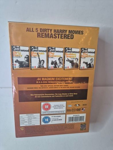 Clint Eastwood: Dirty Harry 6-Disc DVD Box Set (Brand New & Factory Sealed)