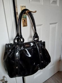 MEXX large glossy shoulder bag