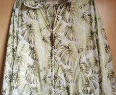 Massimo Dutti leaf print windbreak jacket UK 14