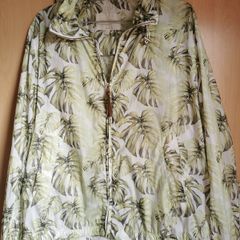 Massimo Dutti leaf print windbreak jacket UK 14
