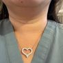 Moissanite Heart Necklace Image 6