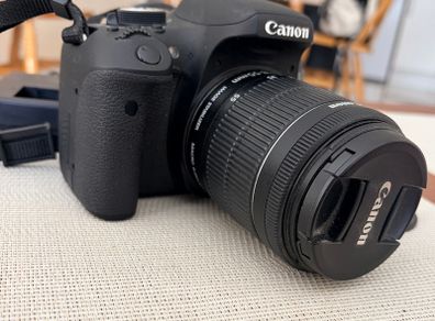 Canon EOS 750D Digital SLR Camera + 18-55 mm Lens + Waterproof Case + 16GB Memory Card