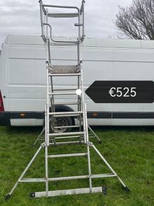 YOUNGMAN 4-6 step podium extendable ladder