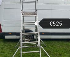 YOUNGMAN 4-6 step podium extendable ladder