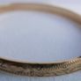 Victorian 9CT Gold B.C.  B. CORE Leaf Engraved Bangle Bracelet, Circa 1878 12,51g Image 6