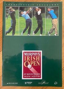 Very Rare 1994 Murphy's Irish Open Programme - Mount Juliet, Thomastown, Co Kilkenny