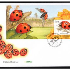 2003 Ireland Fauna & Flora (Beetles) Commemorative Stamp Miniature Sheet An Post First Day Cover (FDC)