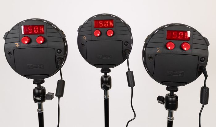 Rotolight NEO II - 3 LIGHT KIT with a hard case and Elinchrom HSS Transmitter
