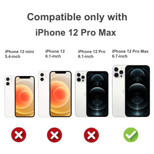 For iPhone 12 Pro Max Tempered Glass Screen Protector Saver Cover Guard Film New - FHT06IPTG