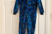 Boys fleece hooded onesie