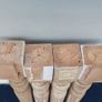 4 vintage hardwood table legs   used  75cm Image 4