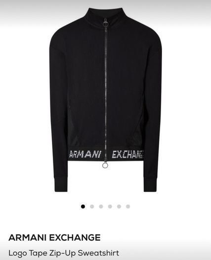 Armani top zip jacket Size Large Brand New