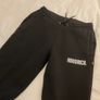 Mens black Hoodrich joggers tracksuit bottoms sweatpants s small Image 3