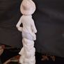 Small Vintage Goose Girl Figurine Image 2