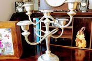 vintage 5 arm candelabra