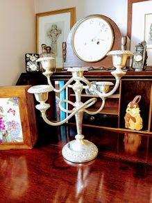 vintage 5 arm candelabra