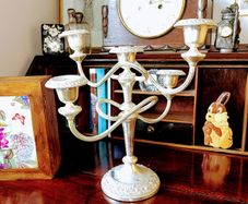 vintage 5 arm candelabra