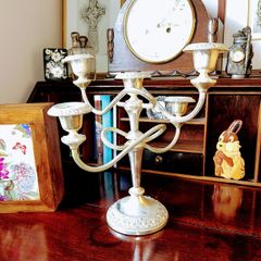 vintage 5 arm candelabra