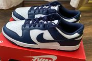 Nike Dunk Low White Midnight Navy UK12 / EU47.5