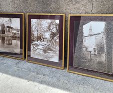 Vintage framed trio of signed photography stills of kilkenny