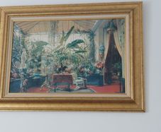 Large stunning picture in high quality, heavy frame