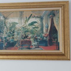 Large stunning picture in high quality, heavy frame