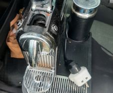 nespresso coffee machine & milk frotter