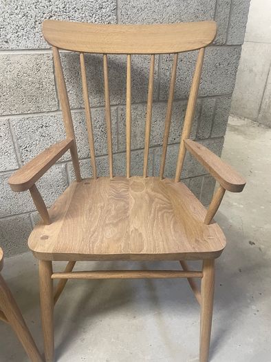 2 x Neptune Oak Carver Chairs - Wardley