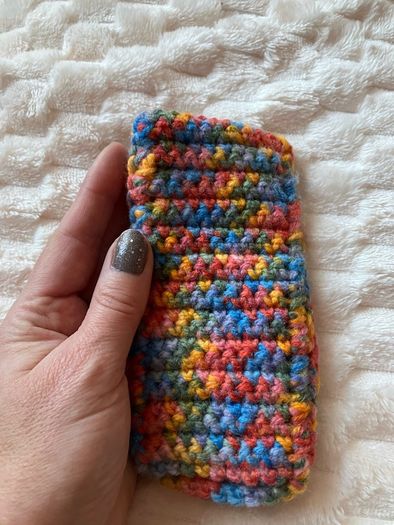 Handmade crochet purse