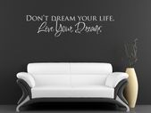 Wall stickers ( Don't dream )