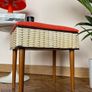 Vintage stool / sewing box Image 4