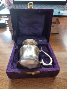 Vintage Metal Chalice with a Box.