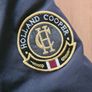 holland cooper jacket size XS navy blue fur missing from hood Image 2