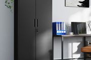 Multi purpose storage cabinet (Matt black) - FREE DELIVERY