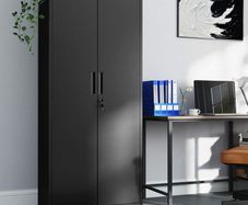 Multi purpose storage cabinet (Matt black) - FREE DELIVERY