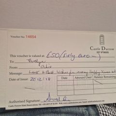 Castle Durrow Voucher