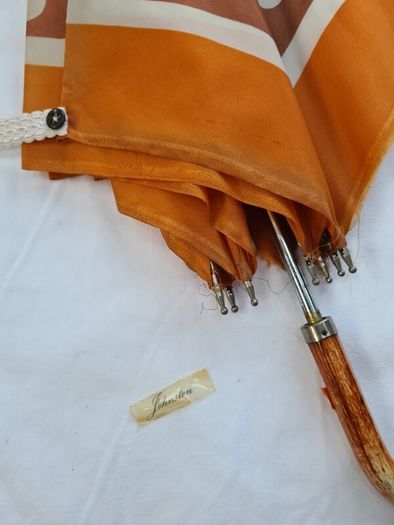 Vintage Johnston umbrella 1970s 1960s, rare find