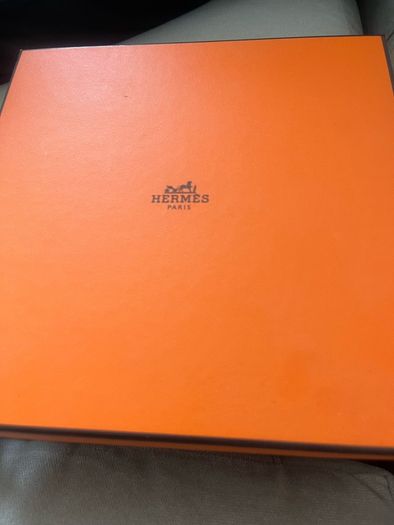 Hermes  rose gold H belt