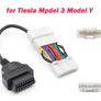 for Tesla Model 3 OBD Diagnostic Car Tools 12/20/26Pin Male Female to 16Pin Cable for Tesla Model Y Auto Adapter OBD2 Connector Image 3