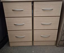 Bedside Lockers Pair