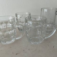 4 half pint tankards