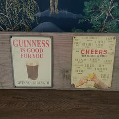 Chunky rustic bar sign