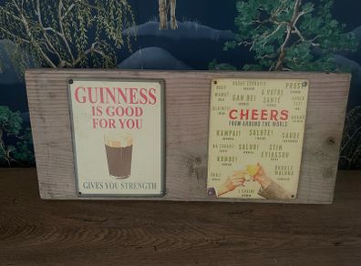 Chunky rustic bar sign