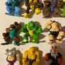Mimp wrestlers figures lot Image 2