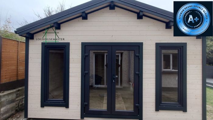 Garden Log Cabin 5m x 5m  16.6ft x 16.6ft